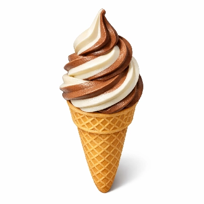 Twistee Treat Chocolate Vanilla Waffle Cones Large