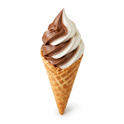 Twistee Treat Chocolate Vanilla Waffle Cones Medium