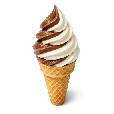 Twistee Treat Chocolate Vanilla Waffle Cones Small