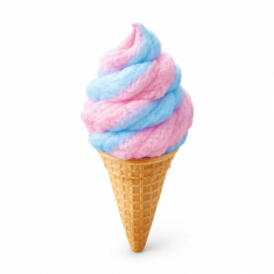 Twistee Treat Cotton Candy Cake Cones Small