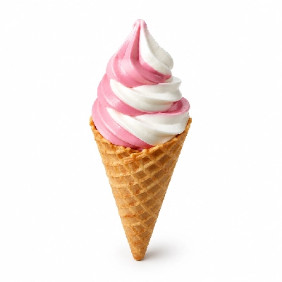 Twistee Treat Strawberry Vanilla Waffle Cones Medium