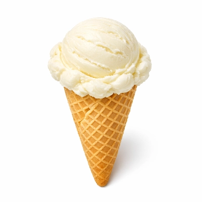 Twistee Treat White Chocolate Waffle Cones Medium