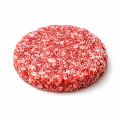 Usda commodity beef patties with vpp frozen raw
