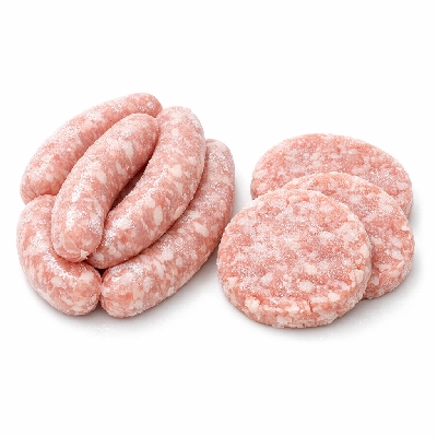 Usda commodity pork sausage bulk/links/patties frozen raw