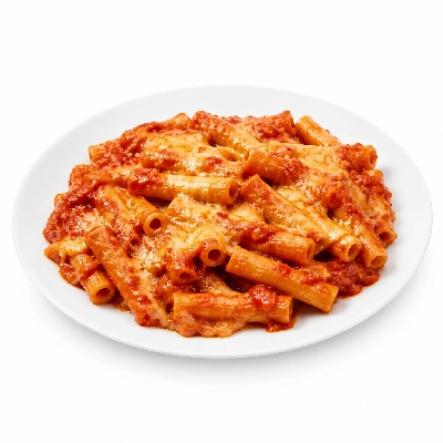 Valentino's Baked Mostaccioli with Marinara Sauce Lunch