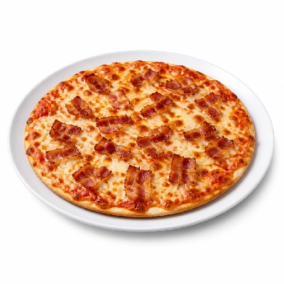 Valentino's Blazin Bacon Pizza 10 Inch Thin Crust