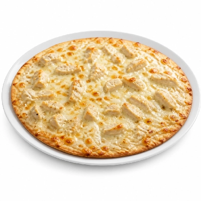 Valentino's Chicken Alfredo Pizza 10 Inch Thin Crust