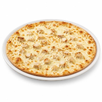 Valentino's Chicken Alfredo Pizza 12 Inch Thin Crust