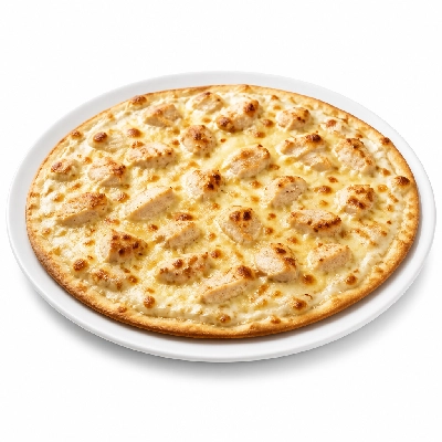 Valentino's Chicken Alfredo Pizza 14 Inch Thin Crust