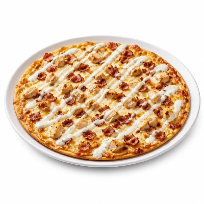 Valentino's Chicken Bacon Ranch Pizza 12 Inch Thin Crust