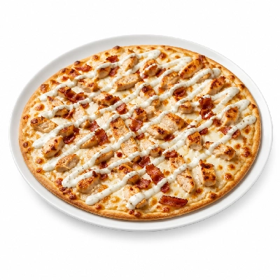Valentino's Chicken Bacon Ranch Pizza 14 Inch Thin Crust