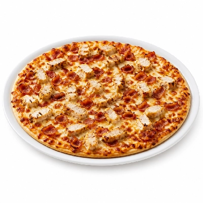 Valentino's Chicken Bacon Ranch Pizza 16 Inch Thin Crust