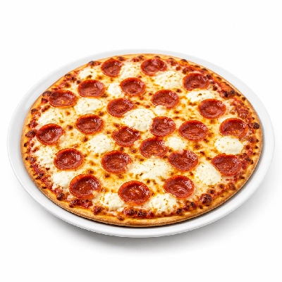 Valentino's Deluxe Pepperoni Pizza with Cream Cheese 16 Inch Thin Crust
