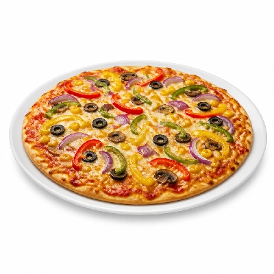 Valentino's Garden Vegetarian Pizza 13 Inch Thin Crust