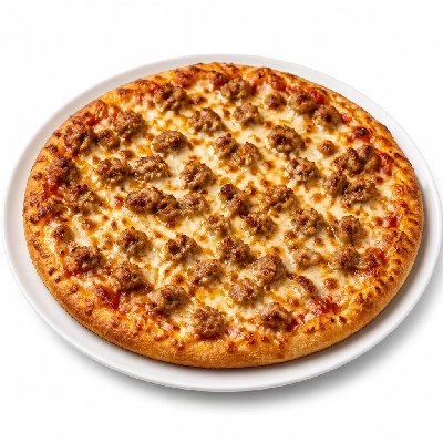Valentino's Old World Pizza with Pinched Italian Sausage 13 Inch