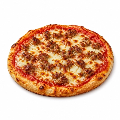 Valentino's Old World Pizza with Pinched Italian Sausage 6 Inch