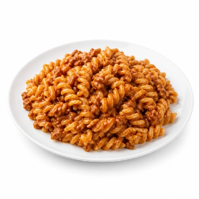 Valentino's Pasta with Meat Sauce Lunch
