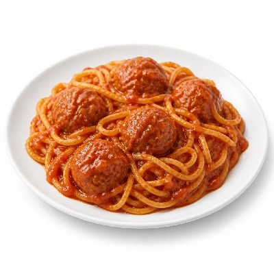 Valentino's Spaghetti and Meatballs Dinner