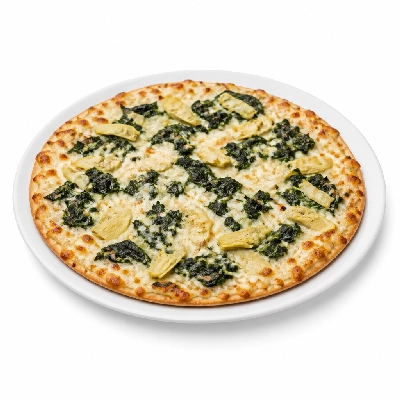 Valentino's Spinach & Artichoke Pizza 14 Inch Thin Crust