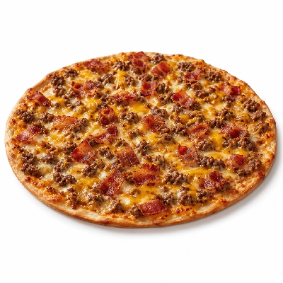 Valentino's The Original Bacon Cheeseburger Pizza 12 Inch Thin Crust