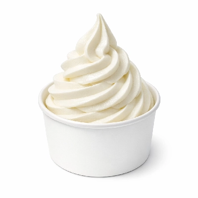 Vanilla ice cream soft serve