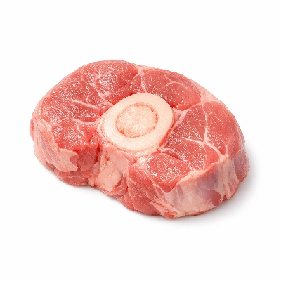 Veal australian shank fore bone-in separable lean only raw