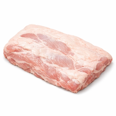 Veal breast whole boneless separable lean and fat raw