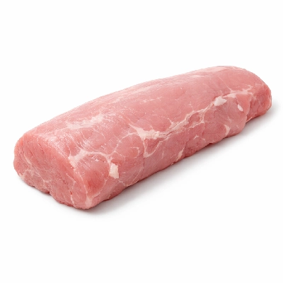 Veal loin separable lean and fat raw