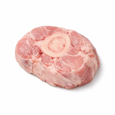 Veal australian shank fore bone-in separable lean and fat raw