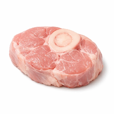 Veal shank fore and hind separable lean fat raw