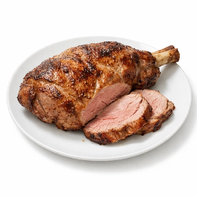 Veal shoulder arm separable lean only cooked roasted