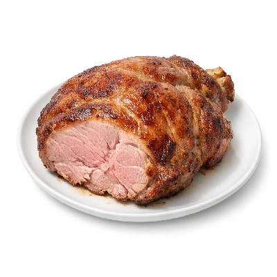 Veal shoulder whole arm and blade separable lean only cooked roasted