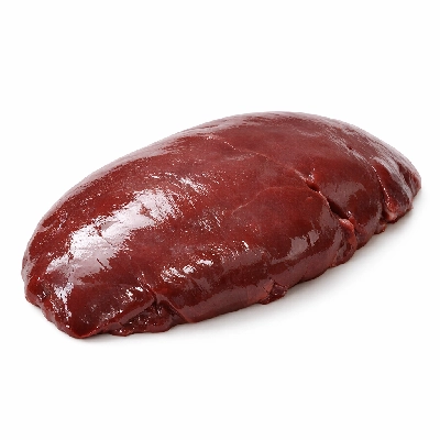 Veal variety meats and by-products liver raw calf