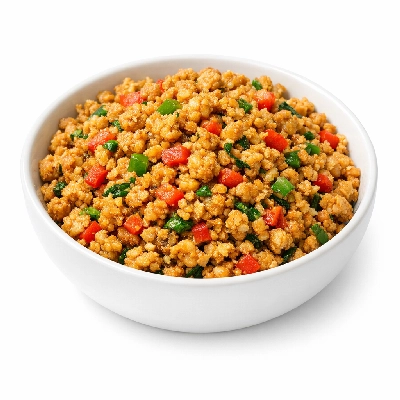 Vegan Tempeh Breakfast Scramble