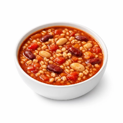 Vegan Tomato Barley Bean Soup