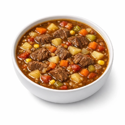 Vegetable beef soup canned, condensed