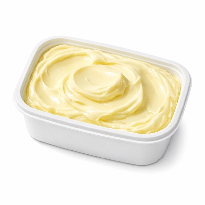 Vegetable oil-butter spread reduced calorie tub salted