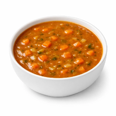Soup vegetable canned low sodium condensed