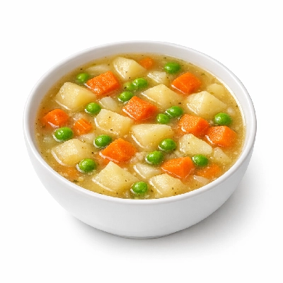 Vegetable soup low sodium with water