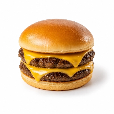 Village Inn All-World Double Cheeseburger for Lunch and Dinner