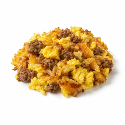 Village Inn Breakfast Items Country Sausage Potato Pancake Benedict Scramble