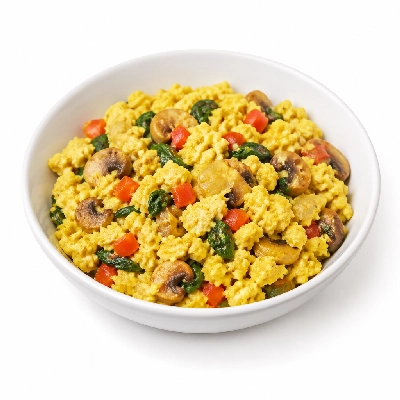 Village Inn Breakfast Items Low Cholesterol Egg Substitute 4 Oz Savory Skillet