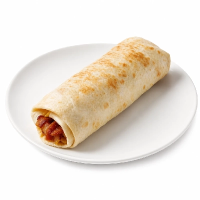 Village Inn Breakfast Items Santa Fe Burrito with Bacon