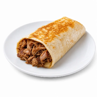Village Inn Breakfast Items Santa Fe Burrito with Carnitas