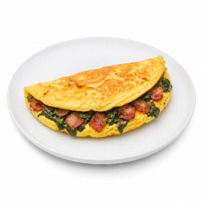 Village Inn Breakfast Items Spinach Bacon Omelet