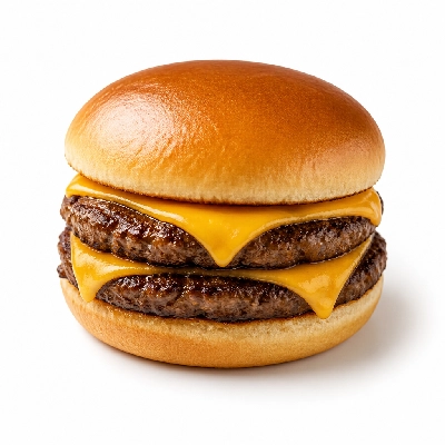 Village Inn Late Night Items All-World Double Cheeseburger