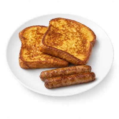 Village Inn Late Night Items French Toast Combo with Sausage Links