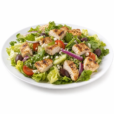 Village Inn Late Night Items Mediterranean Chicken Salad without Dressing