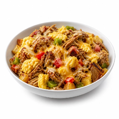 Village Inn Late Night Items Rio Grande Skillet with Carnitas