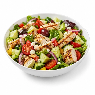 Village Inn Lunch Size Mediterranean Chicken Salad without Dressing for Lunch and Dinner